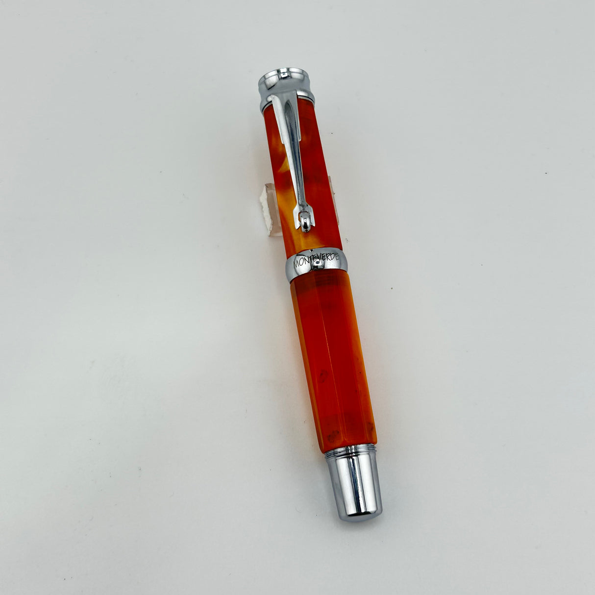 Monteverde Mini faceted Pen Red Swirl - Fountain Pen