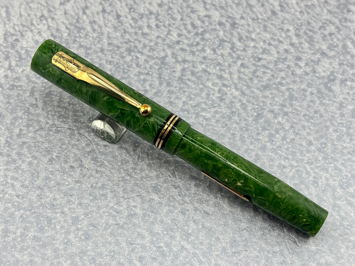 Mabie Todd Swan Pen Eternal Green Jade - Fountain Pen
