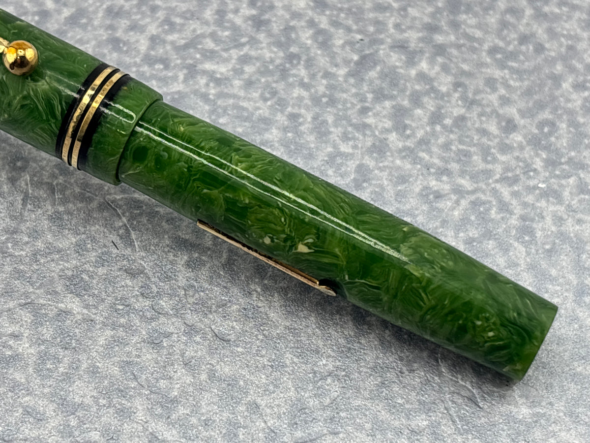 Mabie Todd Swan Pen Eternal Green Jade - Fountain Pen