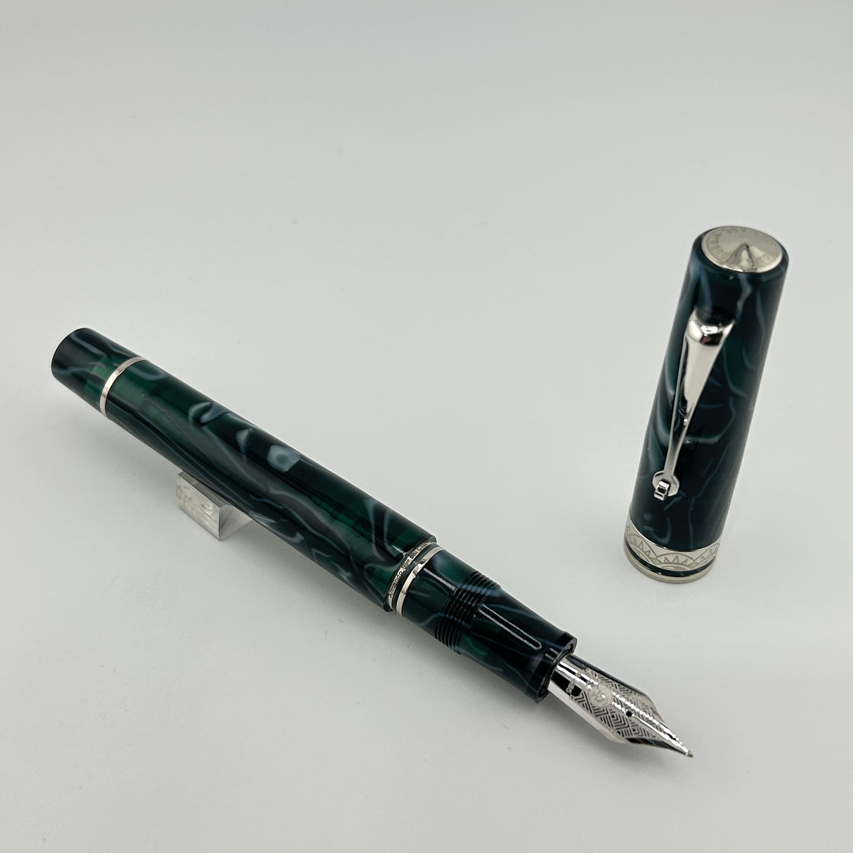 Armando Simoni Club Bologna Medio Green Lagoon Gold Nib 14K - Fountain Pen