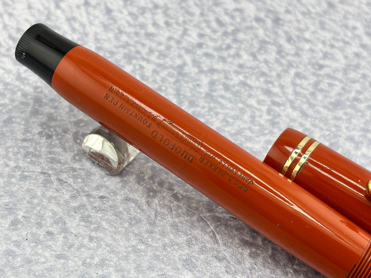 Parker Duofold Senior Red - Fountain Pen