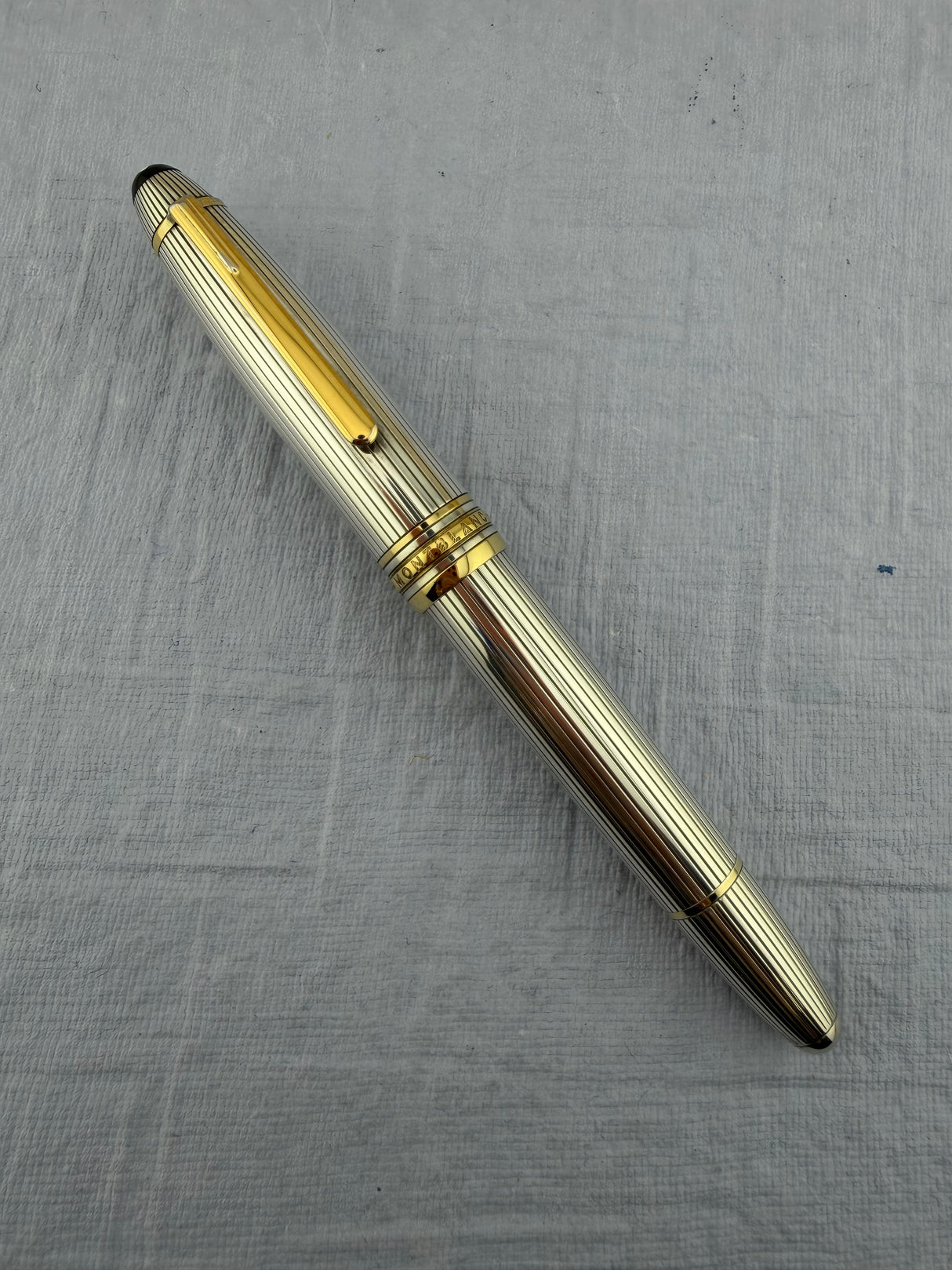 Montblanc Meisterstuck 146 Solitaire Le Grand Sterling Silver 925 - Fountain Pen
