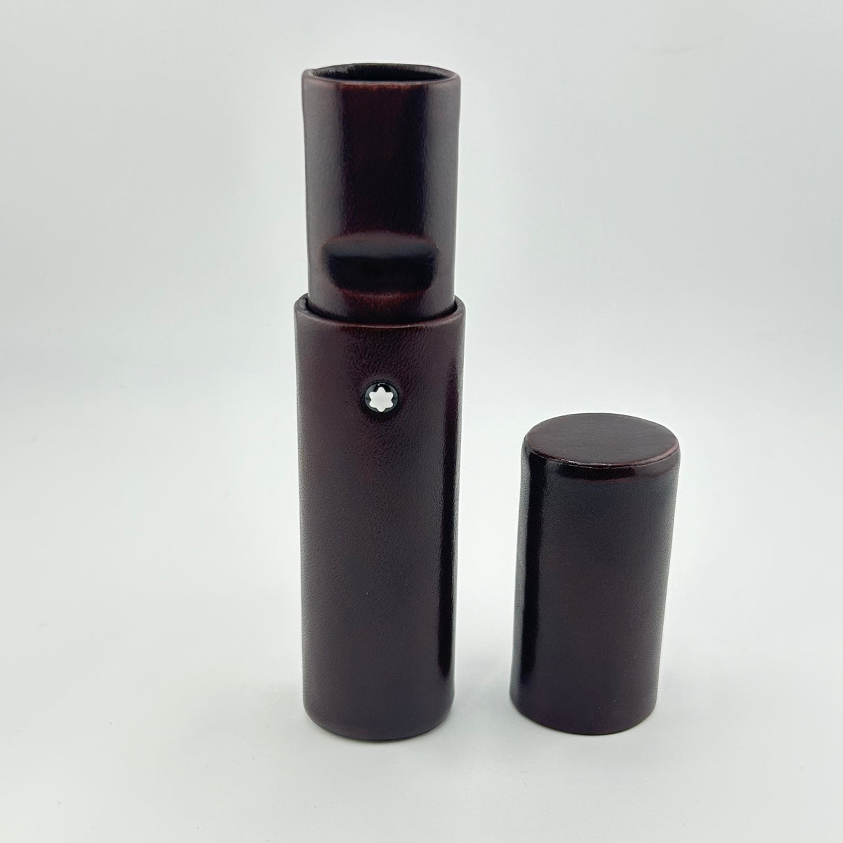 Montblanc Pen Tube - Black leather