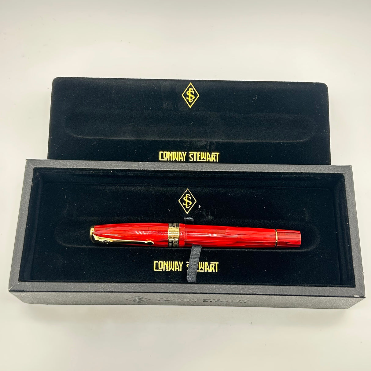 Conway Stewart Model 100 red FIRE - Fountain Pen