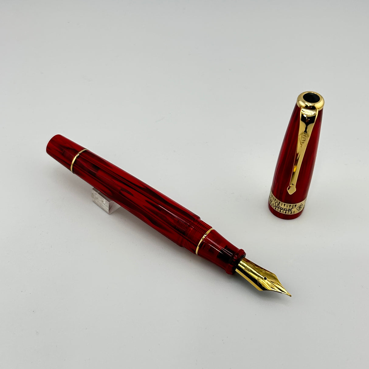 Conway Stewart Model 100 red FIRE - Fountain Pen