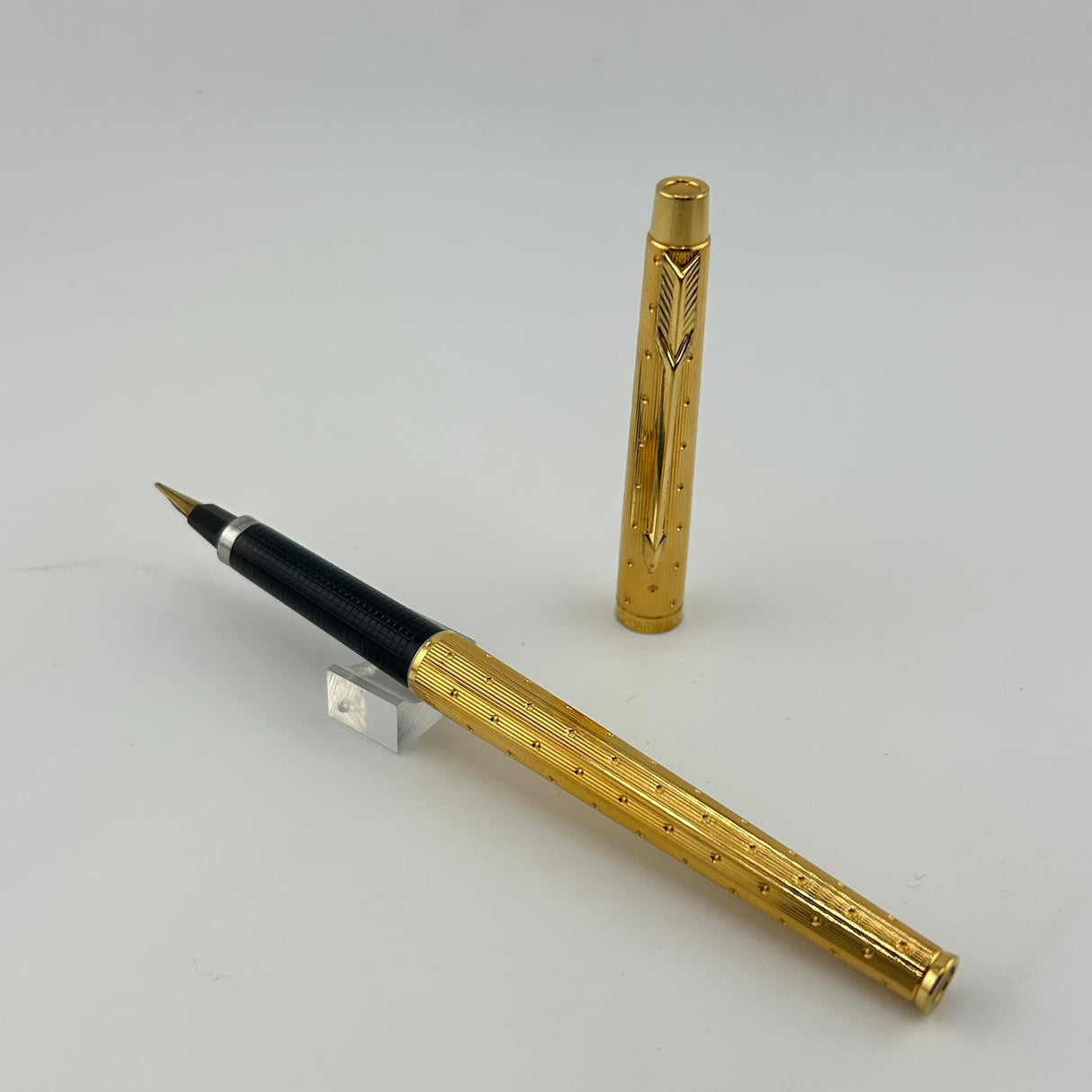 Parker 180 Made in France Gold plated Perle - Fountain Pen