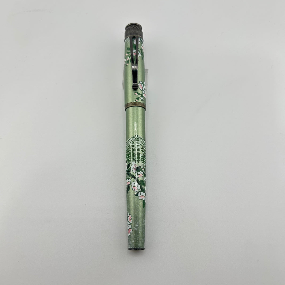 Retro 51 Tornado Green cherry blossom - Fountain Pen