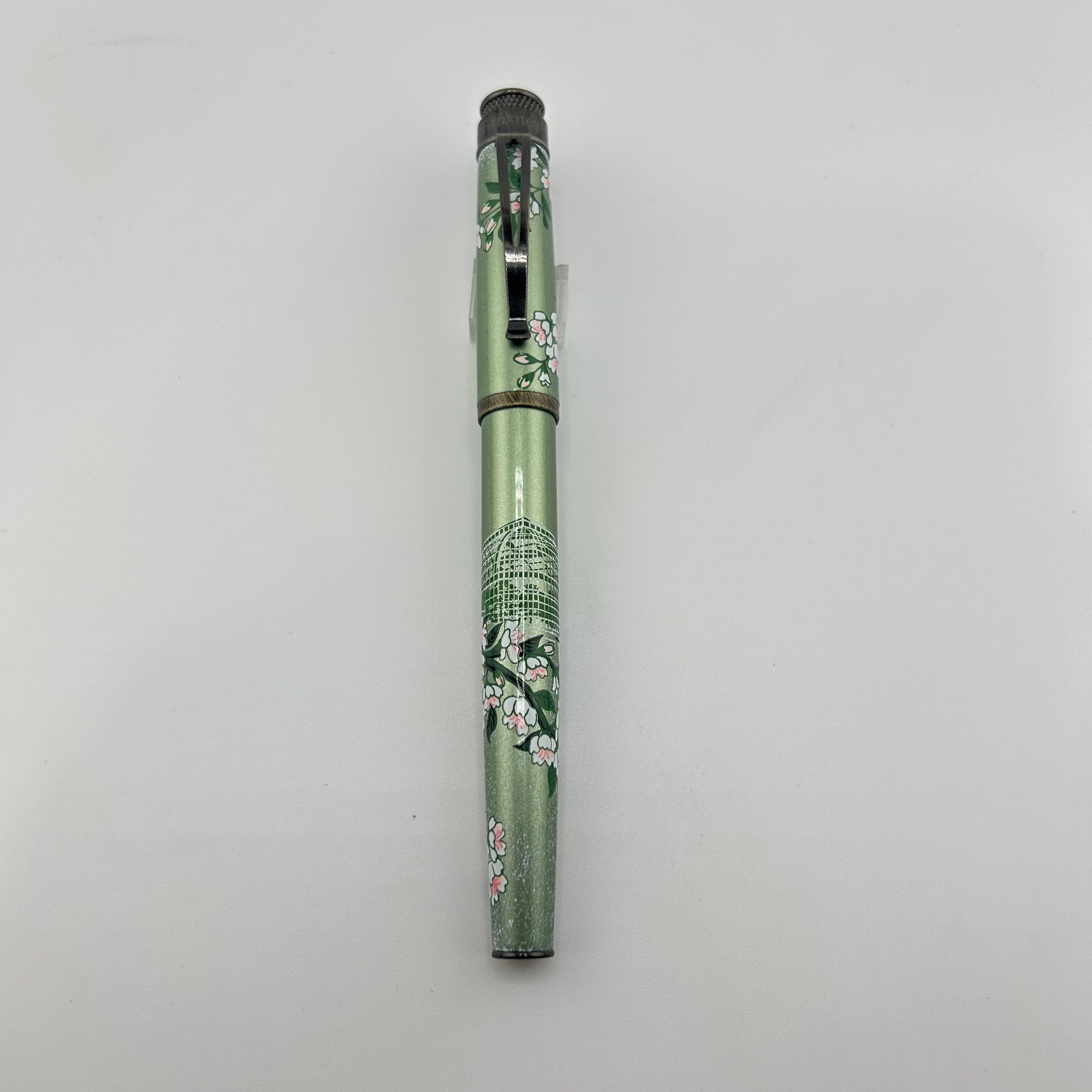 Retro 51 Tornado Green cherry blossom - Fountain Pen