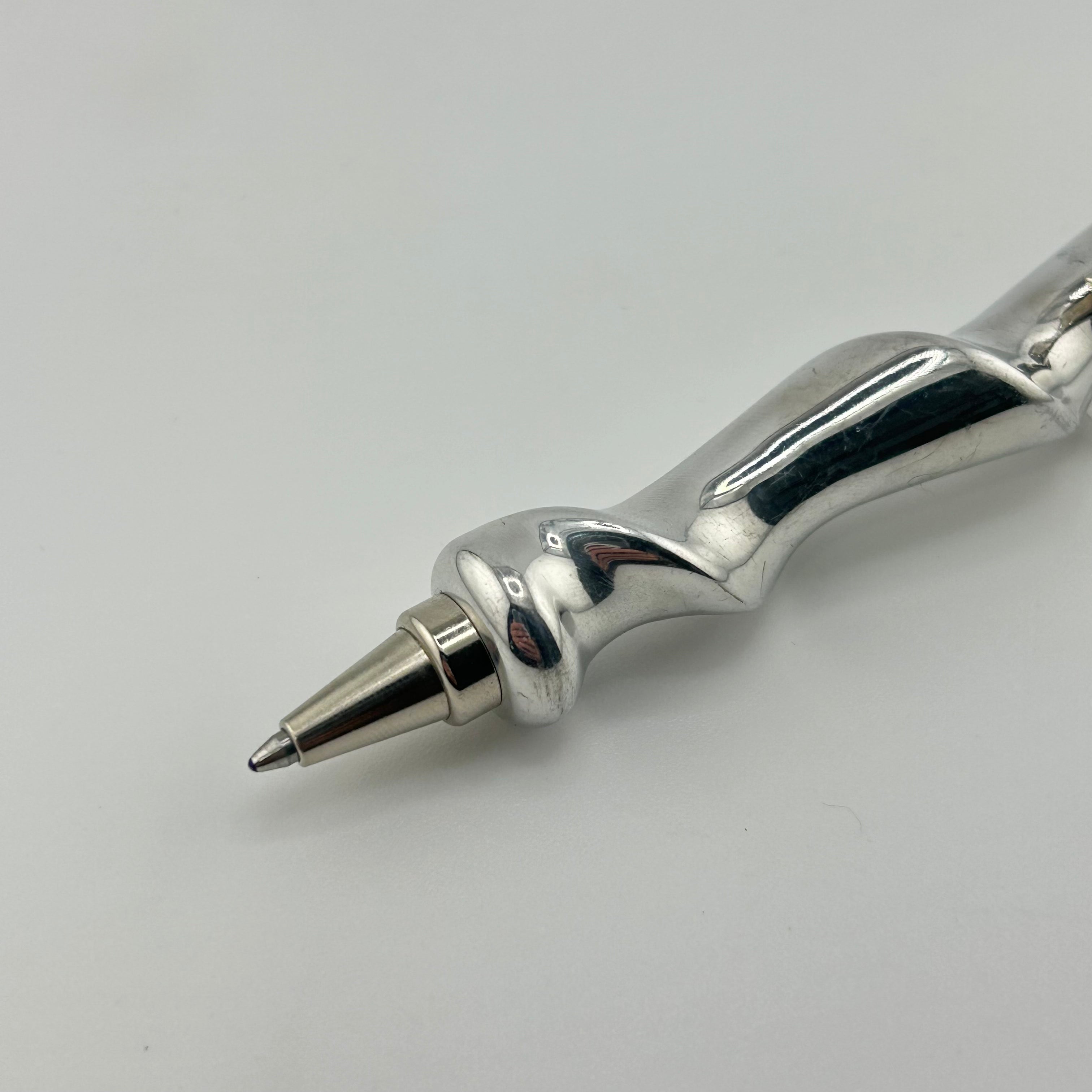 Mickael Fat Boy USA " Arcangelo spirals  " twisted Aluminium-  Ball Pen