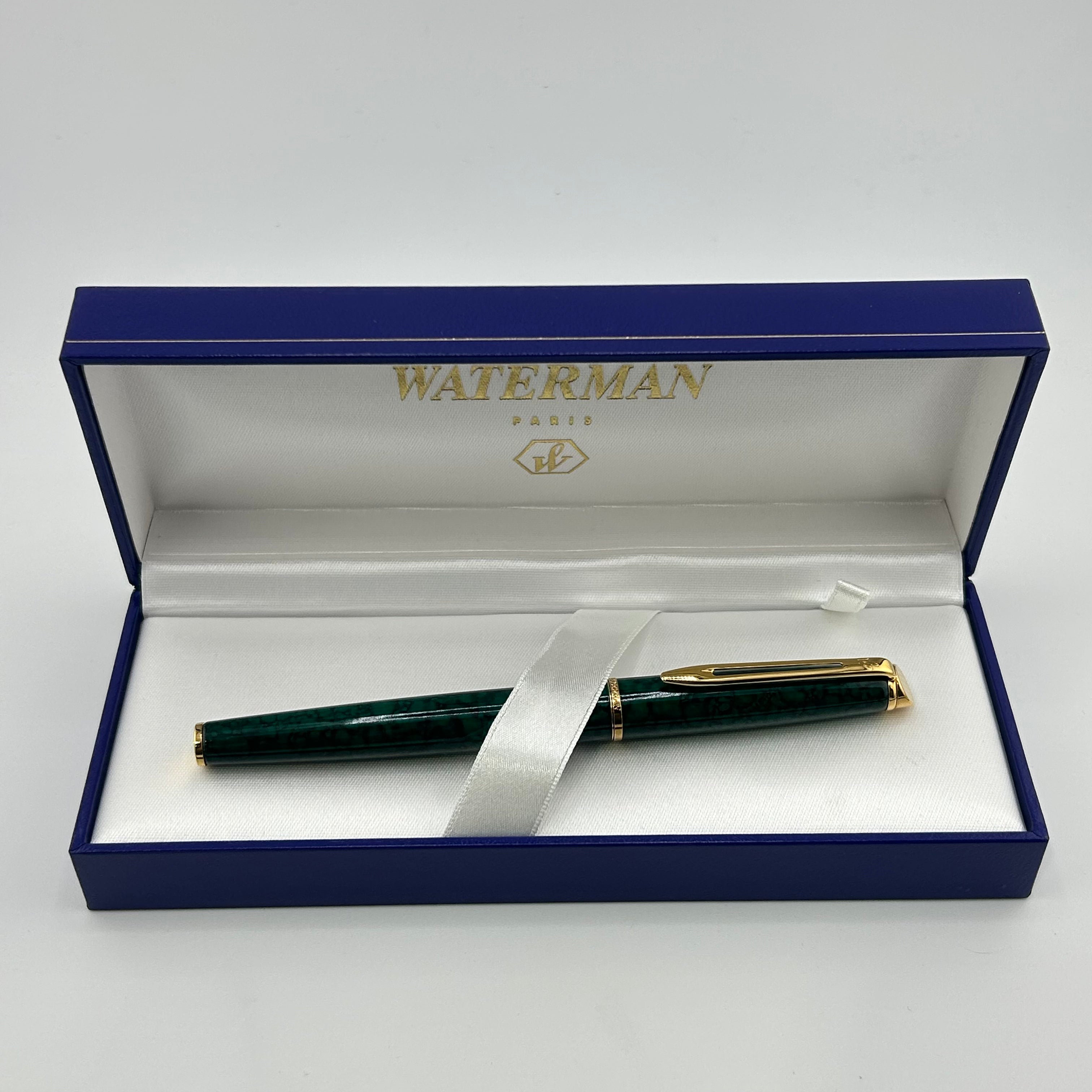 Waterman Hemisphere Green Marble  - Fountain Pen