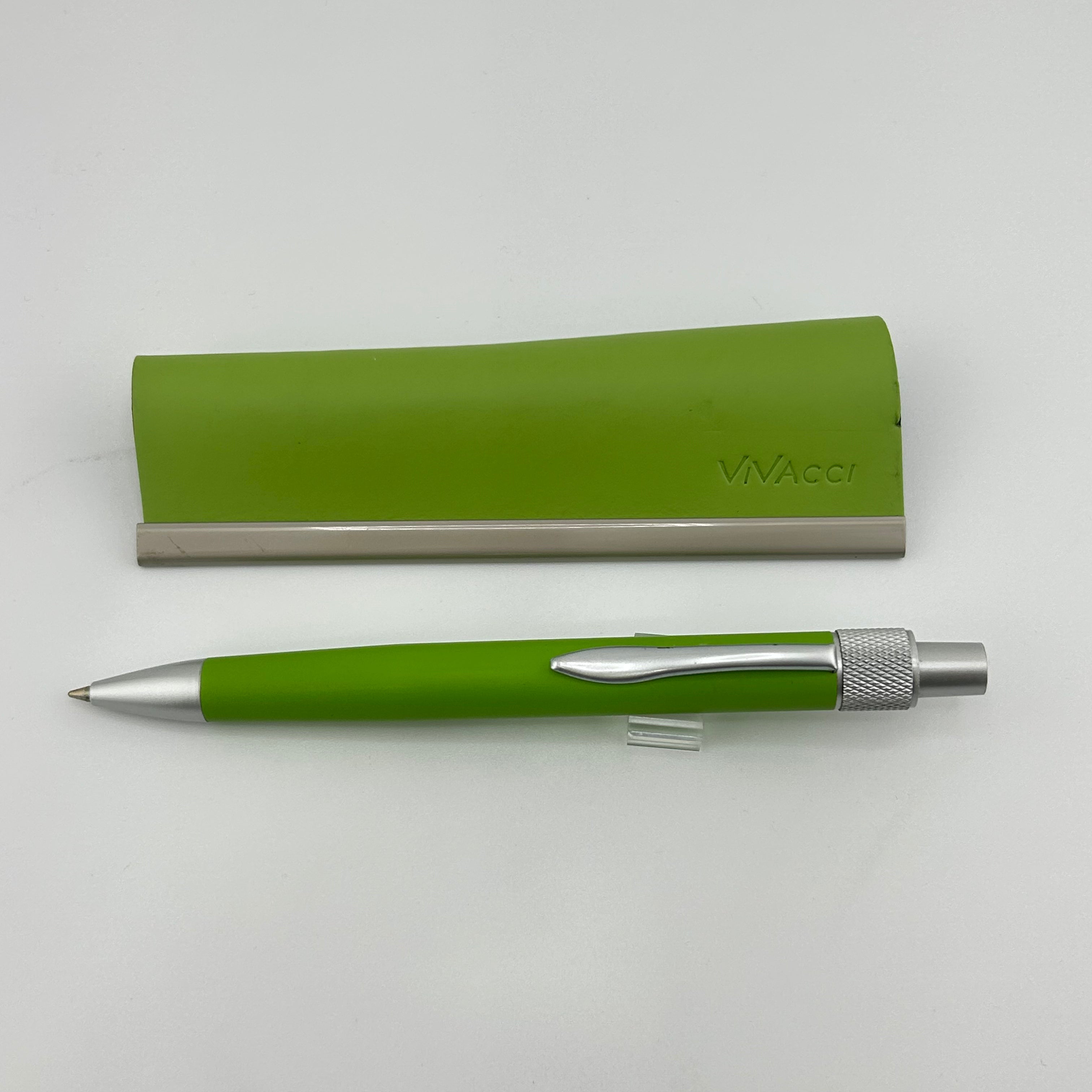 Vivacci Green with pouch - Ball Pen