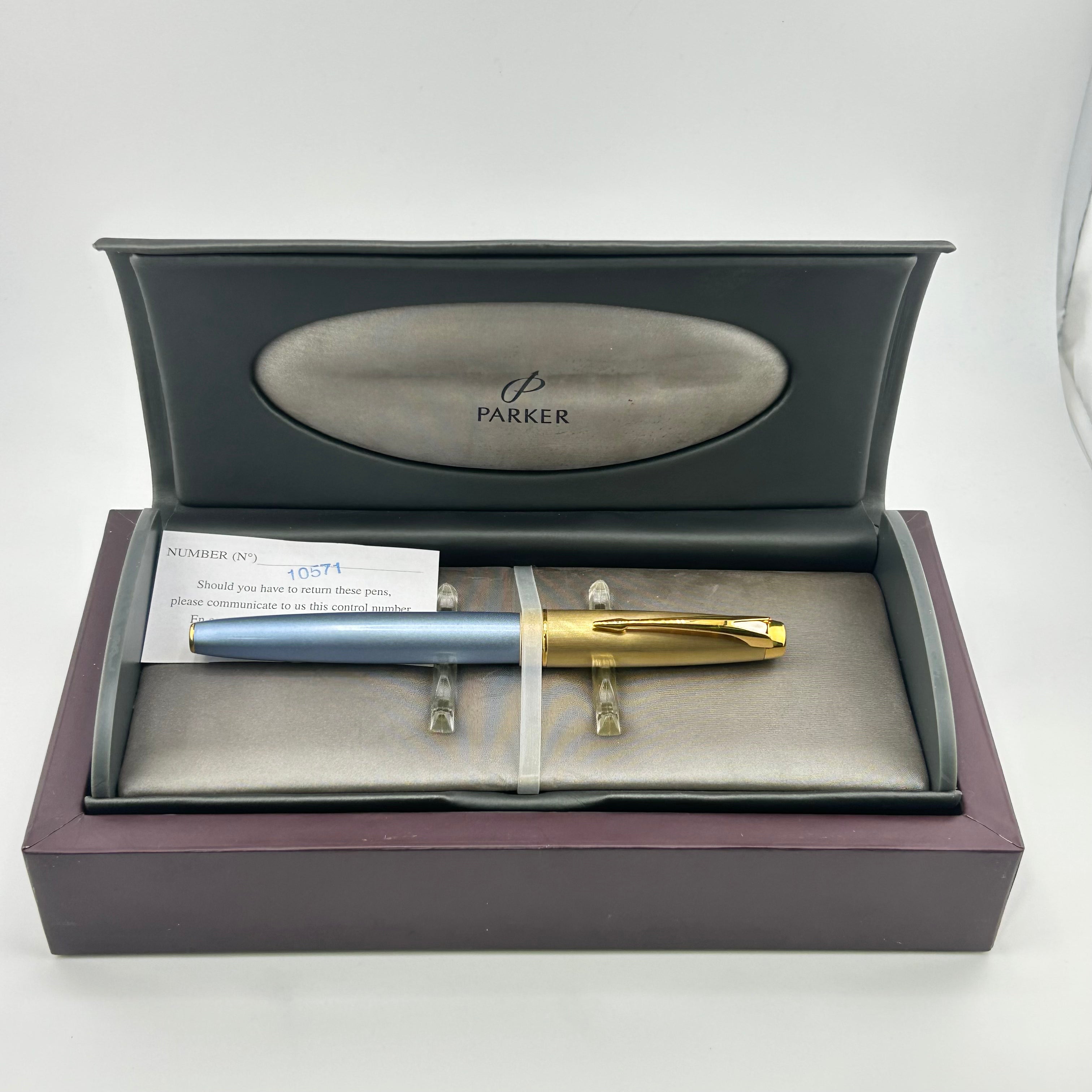 Parker 100 Diamond Blue  - Roller  Pen