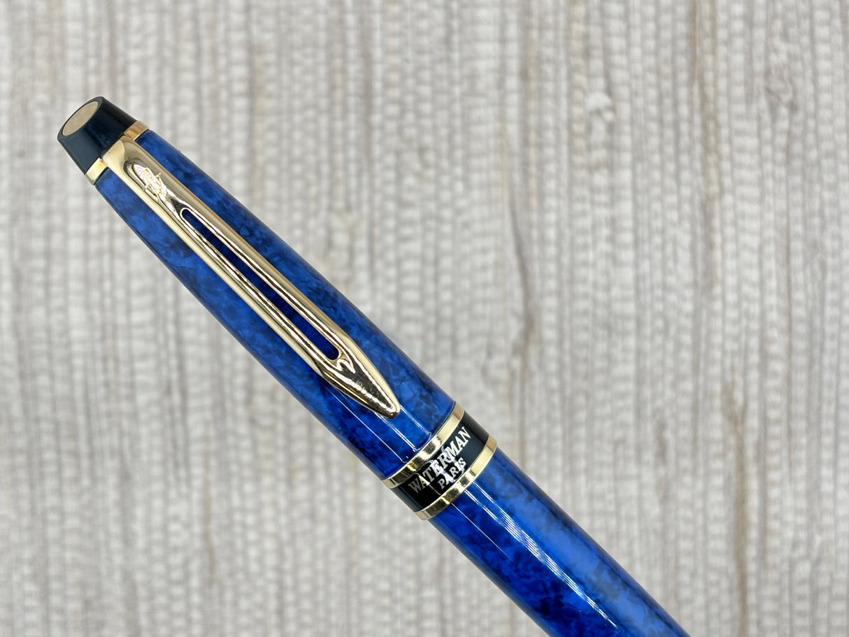 Jimmy's Pick - Waterman Expert II Blue Marble - Fountain Pen