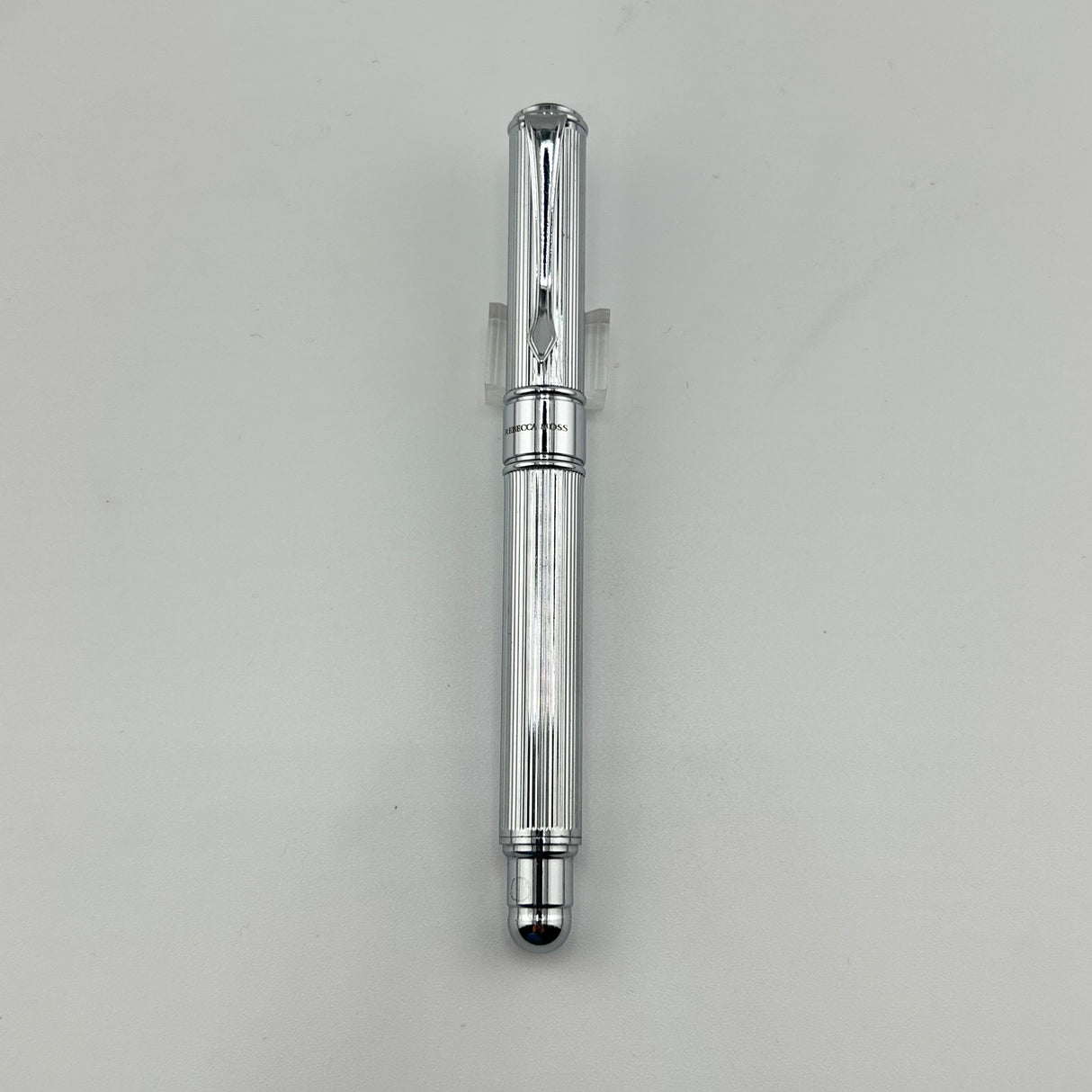 Rebecca Moss Silver Lined Short Pen - Fountain Pen