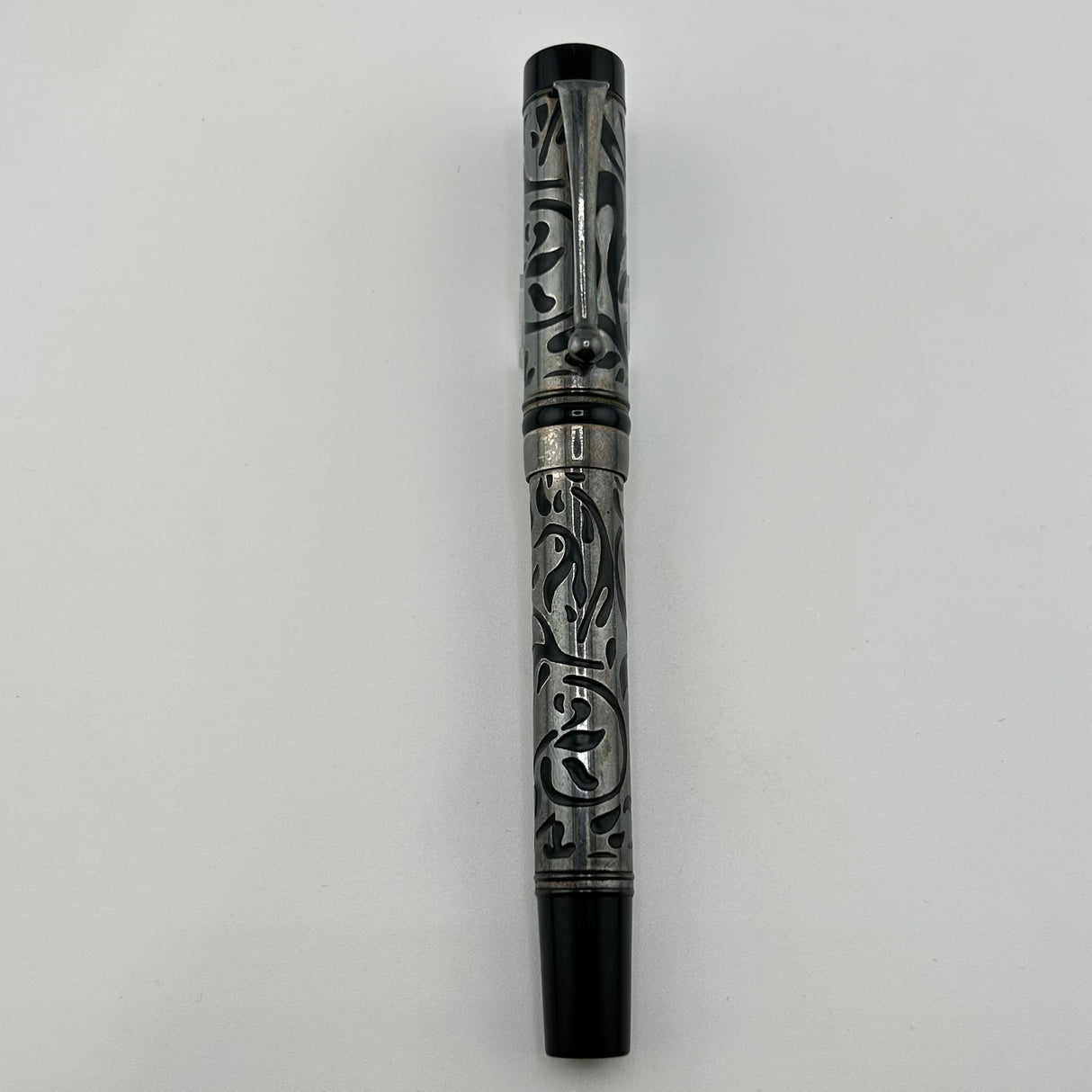 Laban Silver plated overlays oversize pen - Fountain Pen