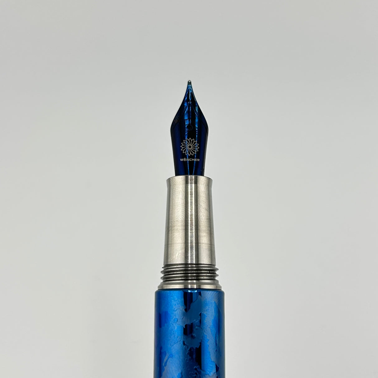 Wancher Dream Pen Titanium Blue Cigar - Fountain Pen