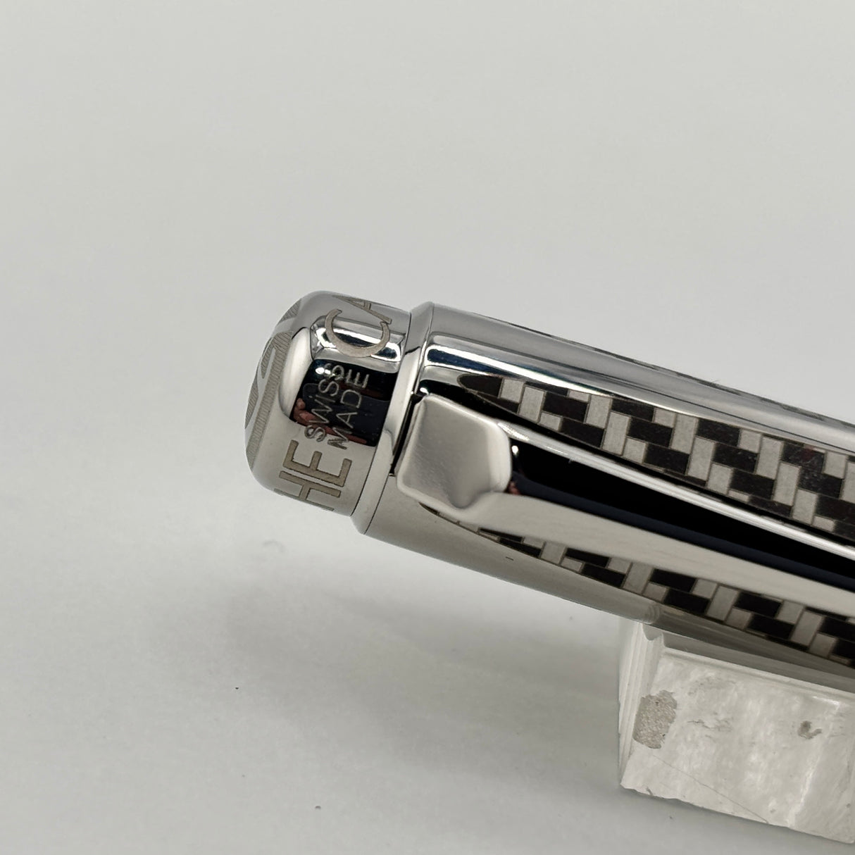 Caran D'ache RNX.316 Fiber Fountain Pen - Fine PVD Blackened Stainless Steel Nib