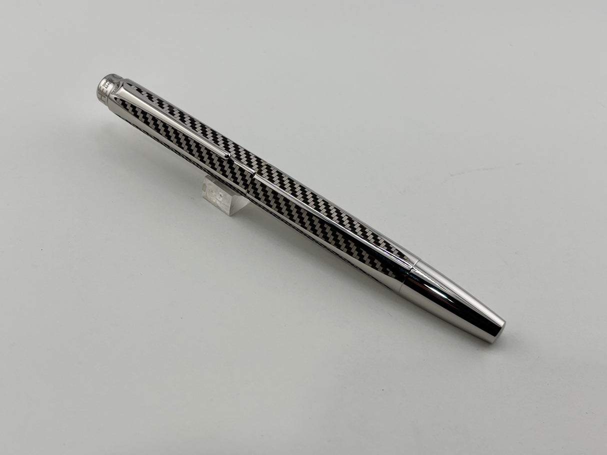 Caran D'ache RNX.316 Fiber Fountain Pen - Fine PVD Blackened Stainless Steel Nib