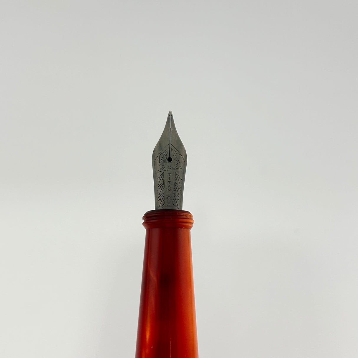 Stipula Pinocchio Red Titanium nib - Fountain Pen