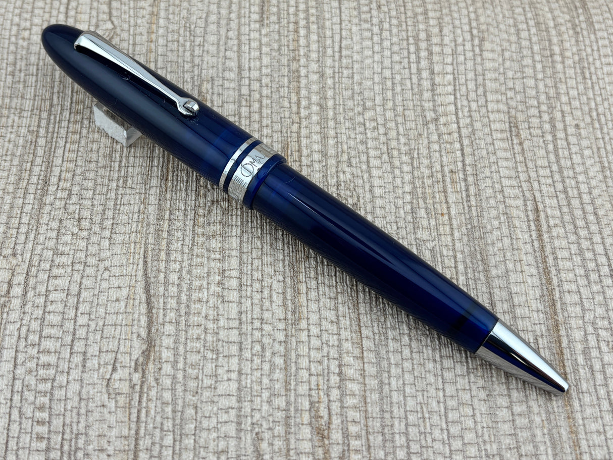 Omas Ogiva Blue Rhodium Trim - Ballpoint Pen
