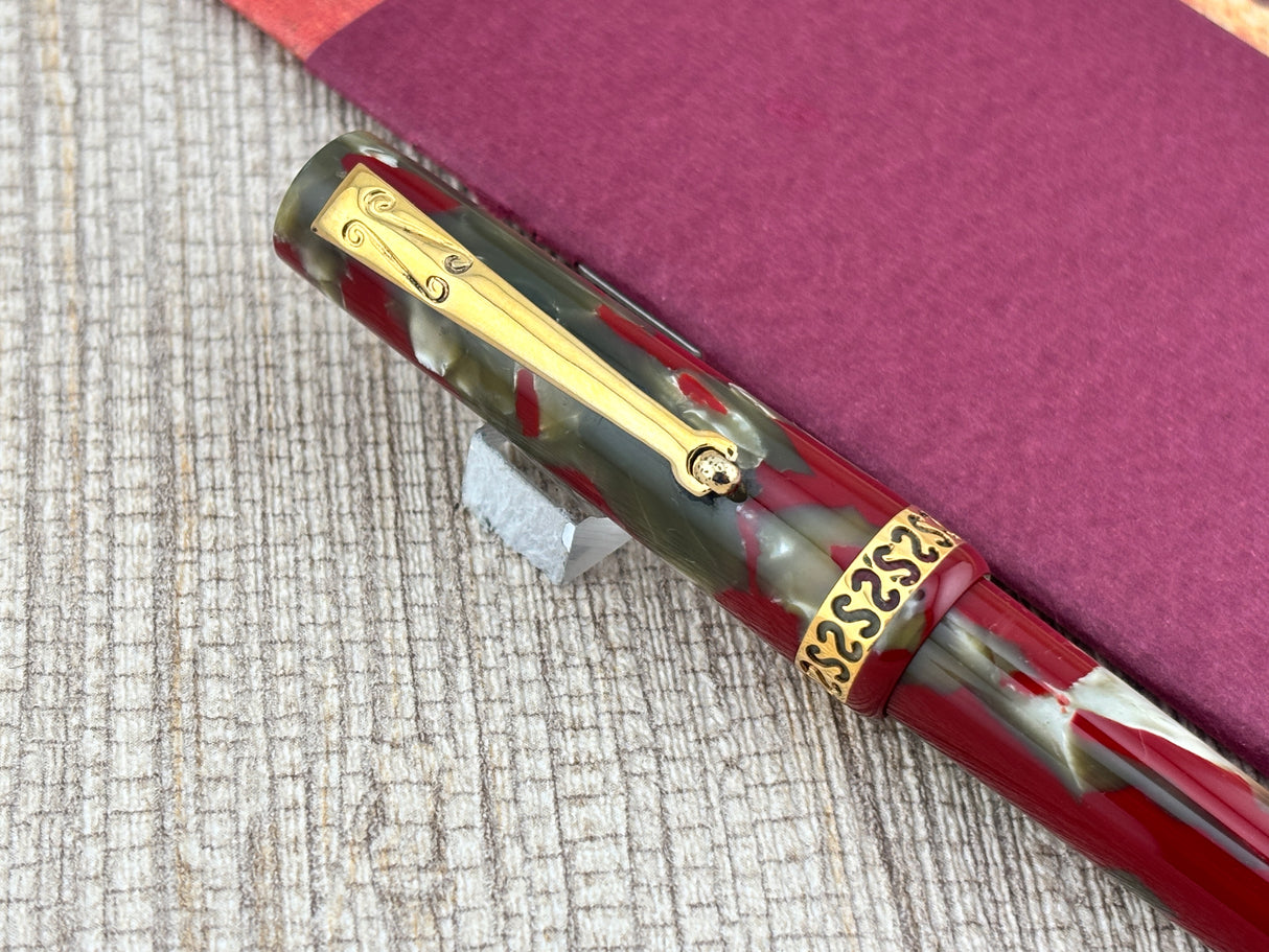 Delta Pompei 1996 Limited Edition #324/500 Beautiful Celluloid - Ballpoint Pen