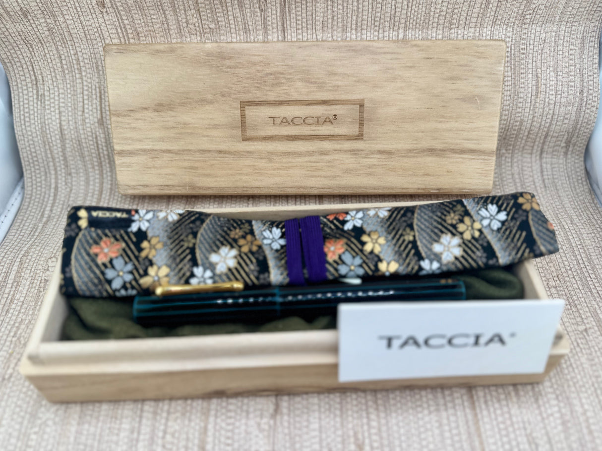 Taccia Kaku-Tate Navy Blue Limited Edition Thin stripe - Fountain Pen