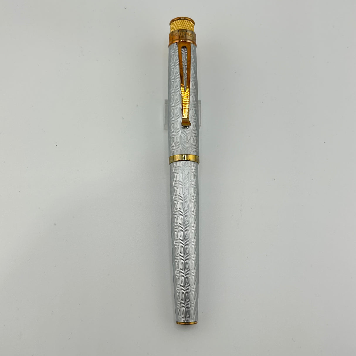 Retro 1951 Exclusive Farneys Silver great pattern ! - Fountain Pen
