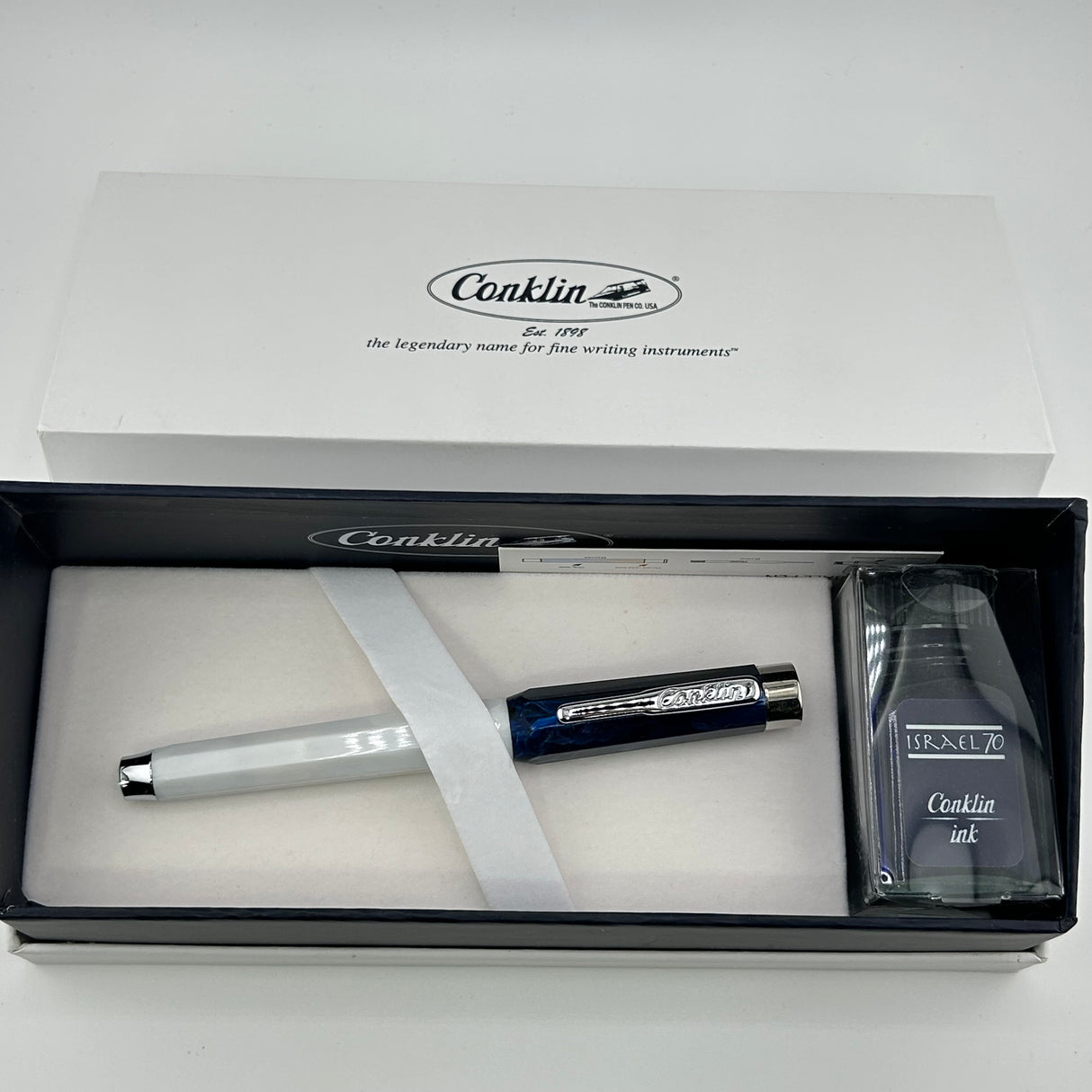 Conklin " Israel 70 " Limited Edition 580/1948 boxed - Fountain Pen