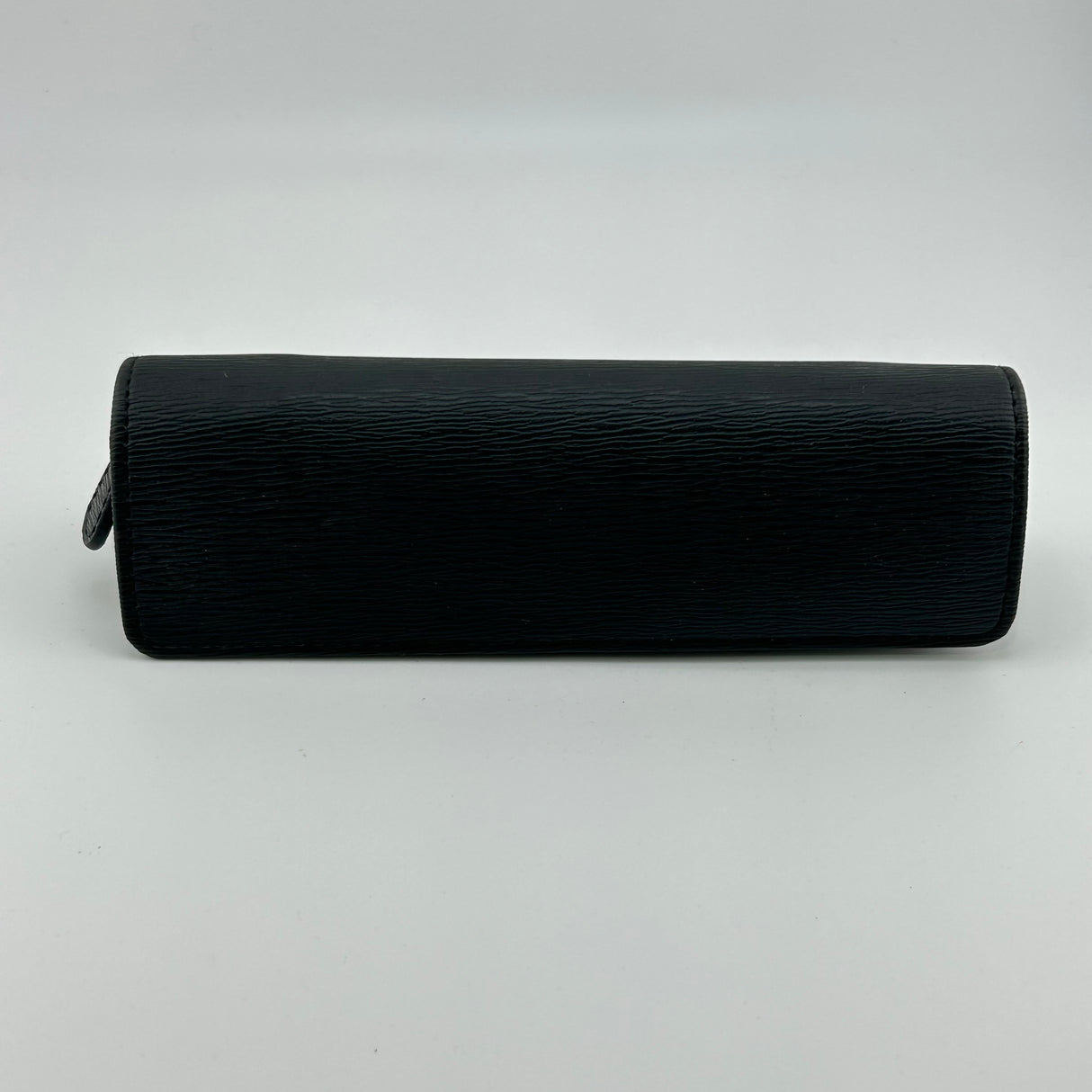 Taccia Black Leather pen pouch with zip Japanese quality