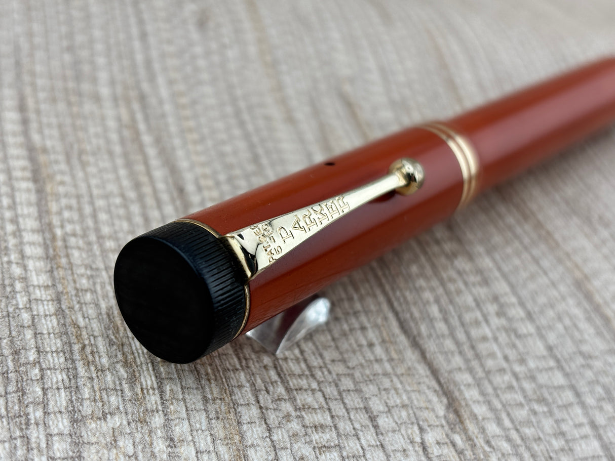 Parker Duofold Senior Orange " big brother " - Fountain Pen