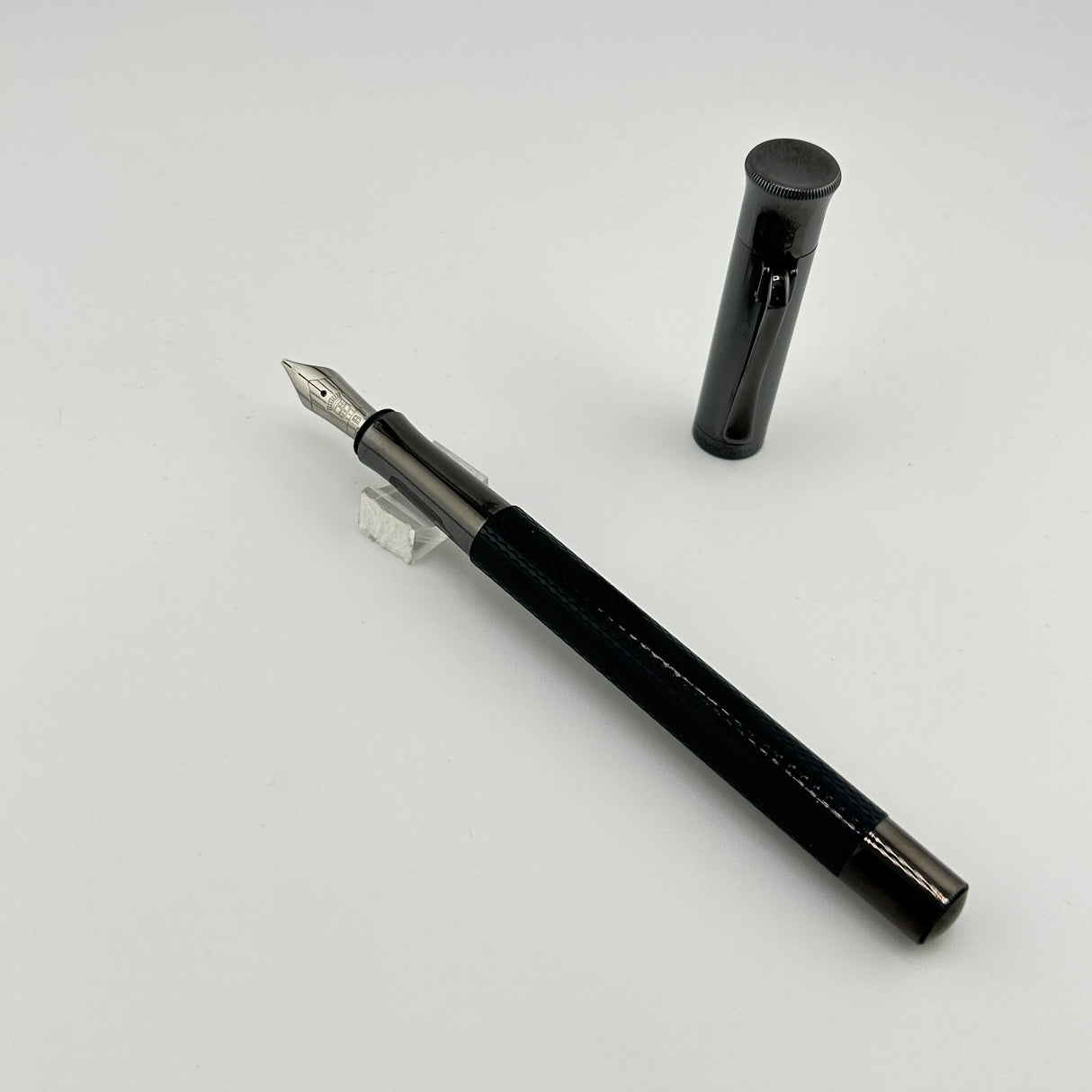 Graf von Faber-Castell Guilloche Black Edition -Fountain Pen
