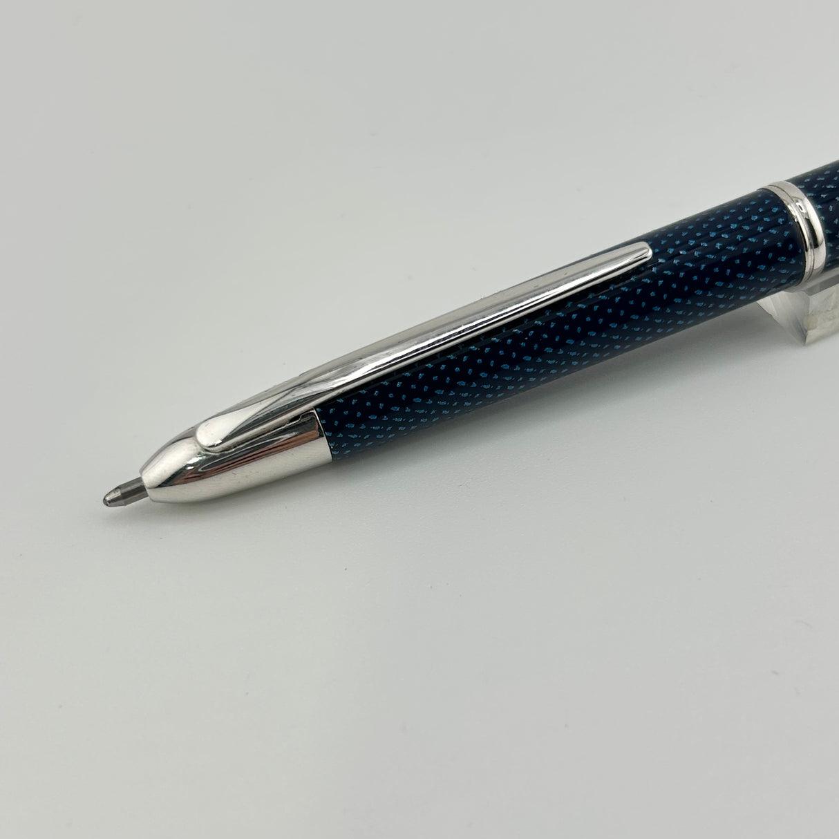 Pilot Vanishing Point Carbonesque Blue Ball Pen RARE !