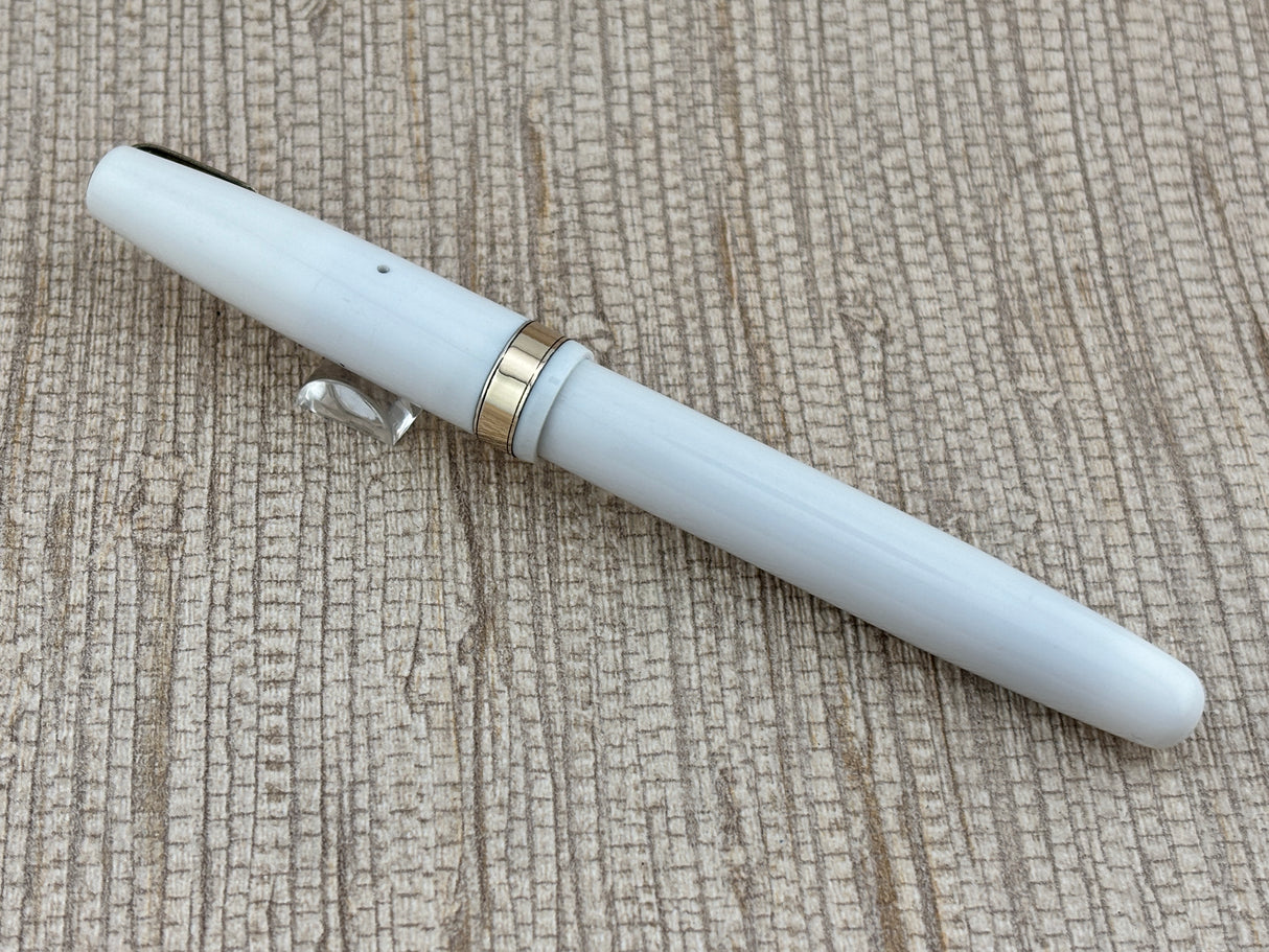 Waterman Hundred Year " Doctor Pen " White Lucite - Fountain Pen