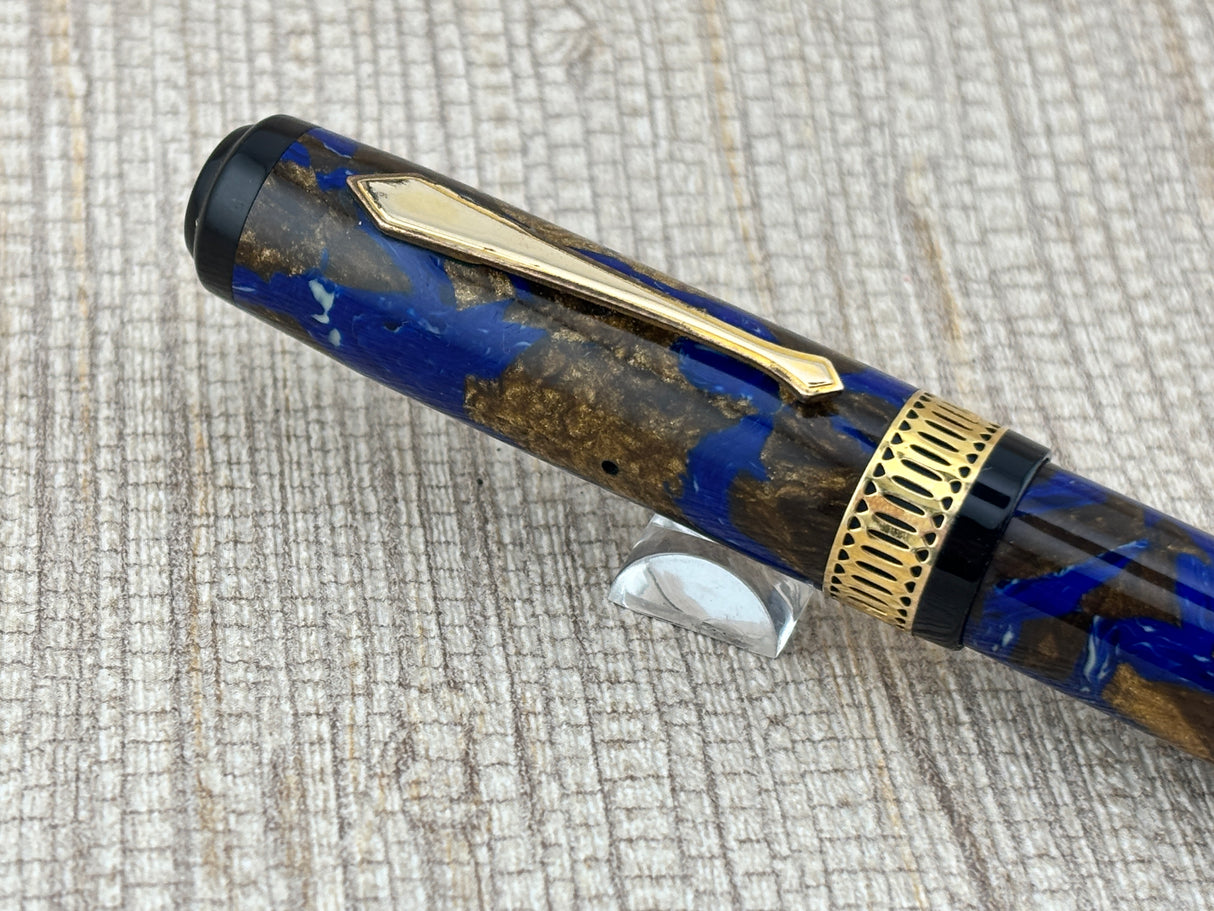 Waterman Patrician Blue Turquoise Rare In This Condition! - Fountain Pen