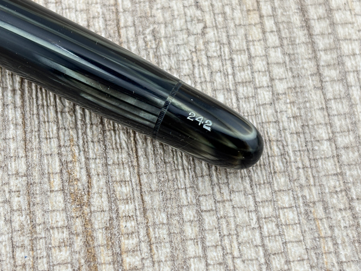 Montblanc 242 Grey Tiger Eye OBB Nib! condition - condition! - Fountain Pen
