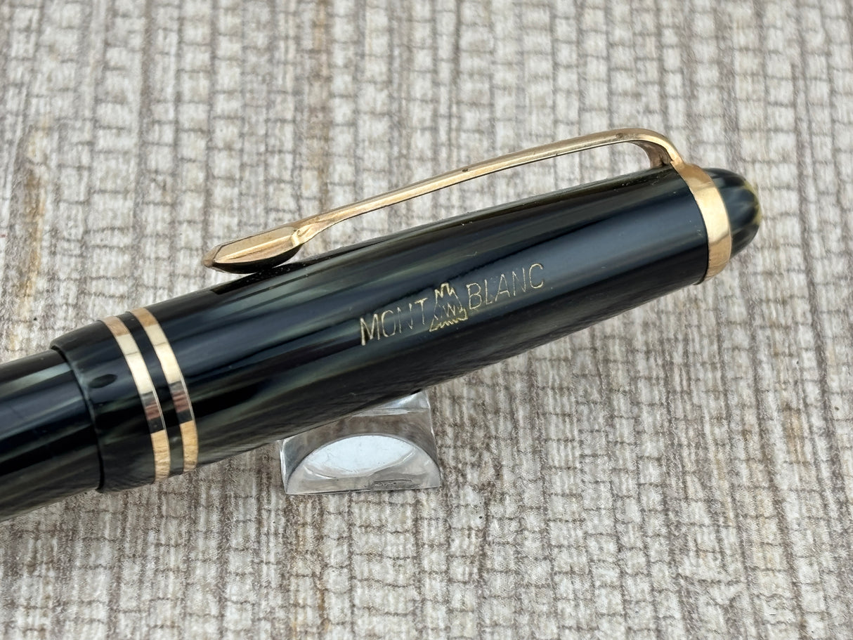 Montblanc 242 Grey Tiger Eye OBB Nib! condition - condition! - Fountain Pen
