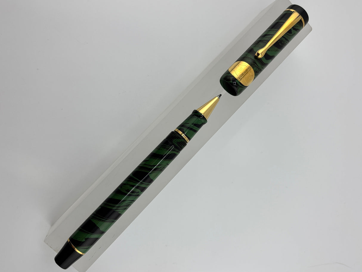 Bexley Deluxe Green Ebonite 5th anniversary 1993 - 1998 Roller Ball