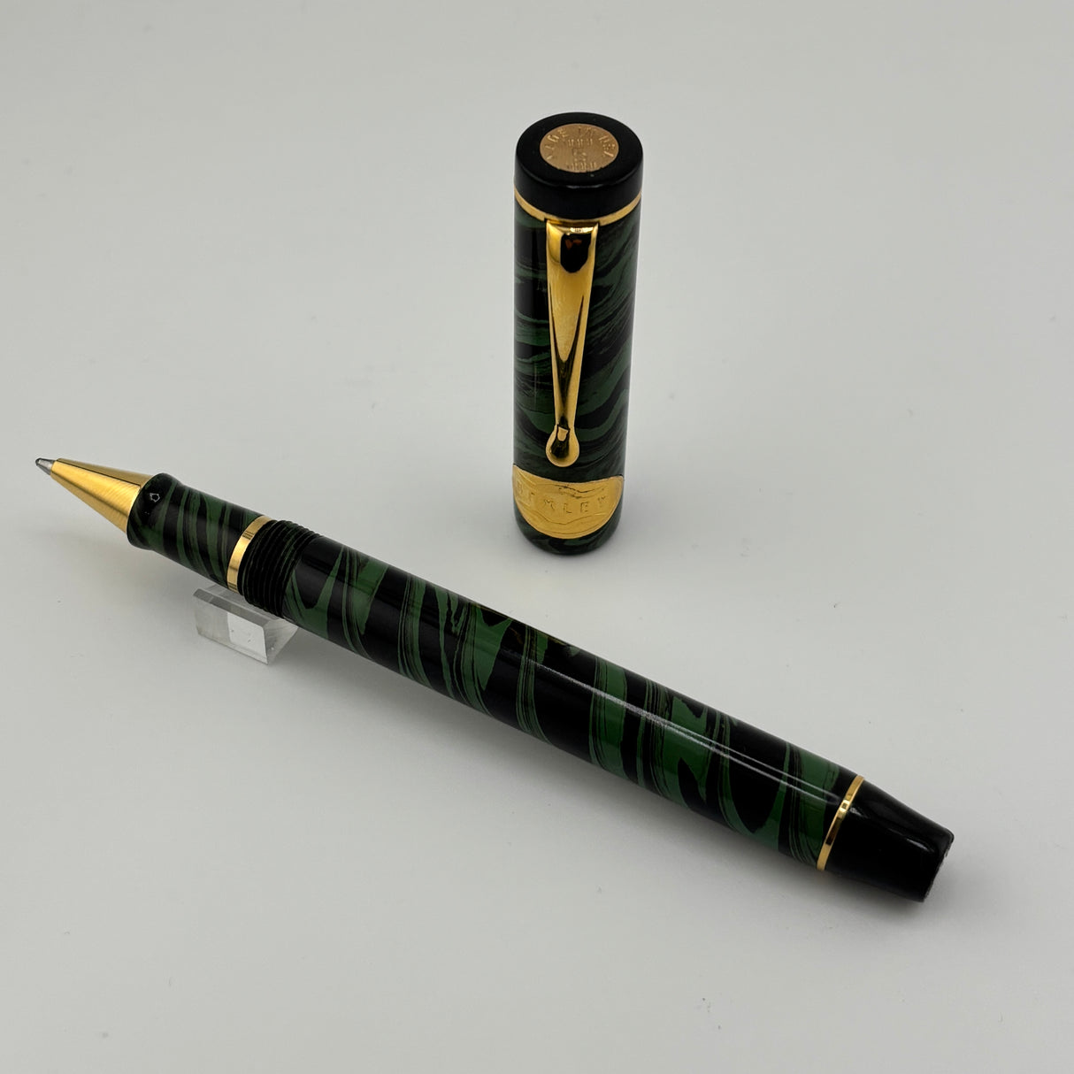 Bexley Deluxe Green Ebonite 5th anniversary 1993 - 1998 Roller Ball