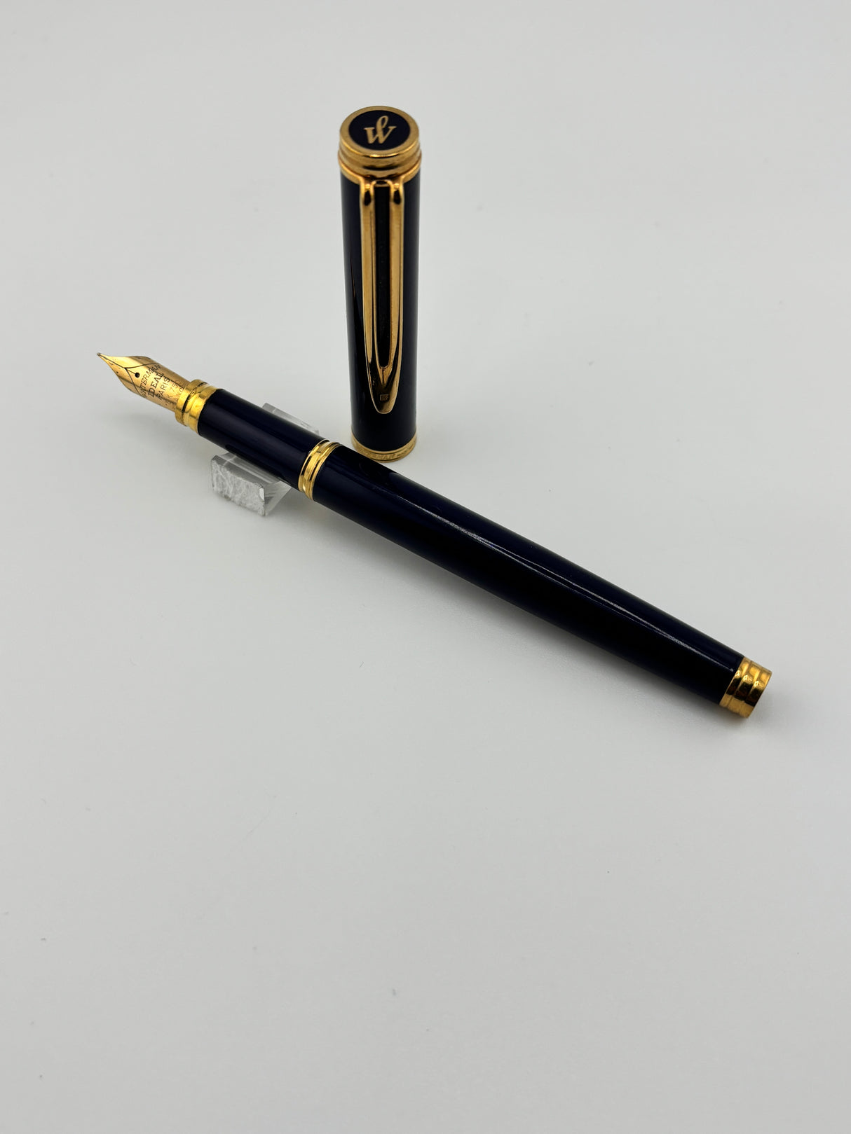 Waterman Gentleman Navy Blue 18K gold nib Fountain Pen