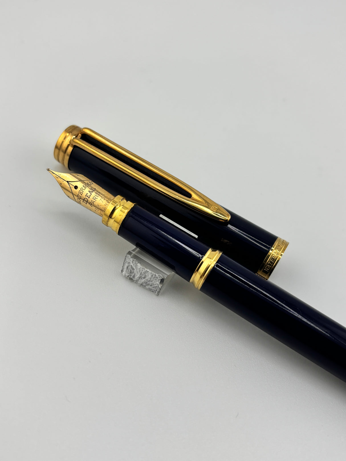 Waterman Gentleman Navy Blue 18K gold nib Fountain Pen