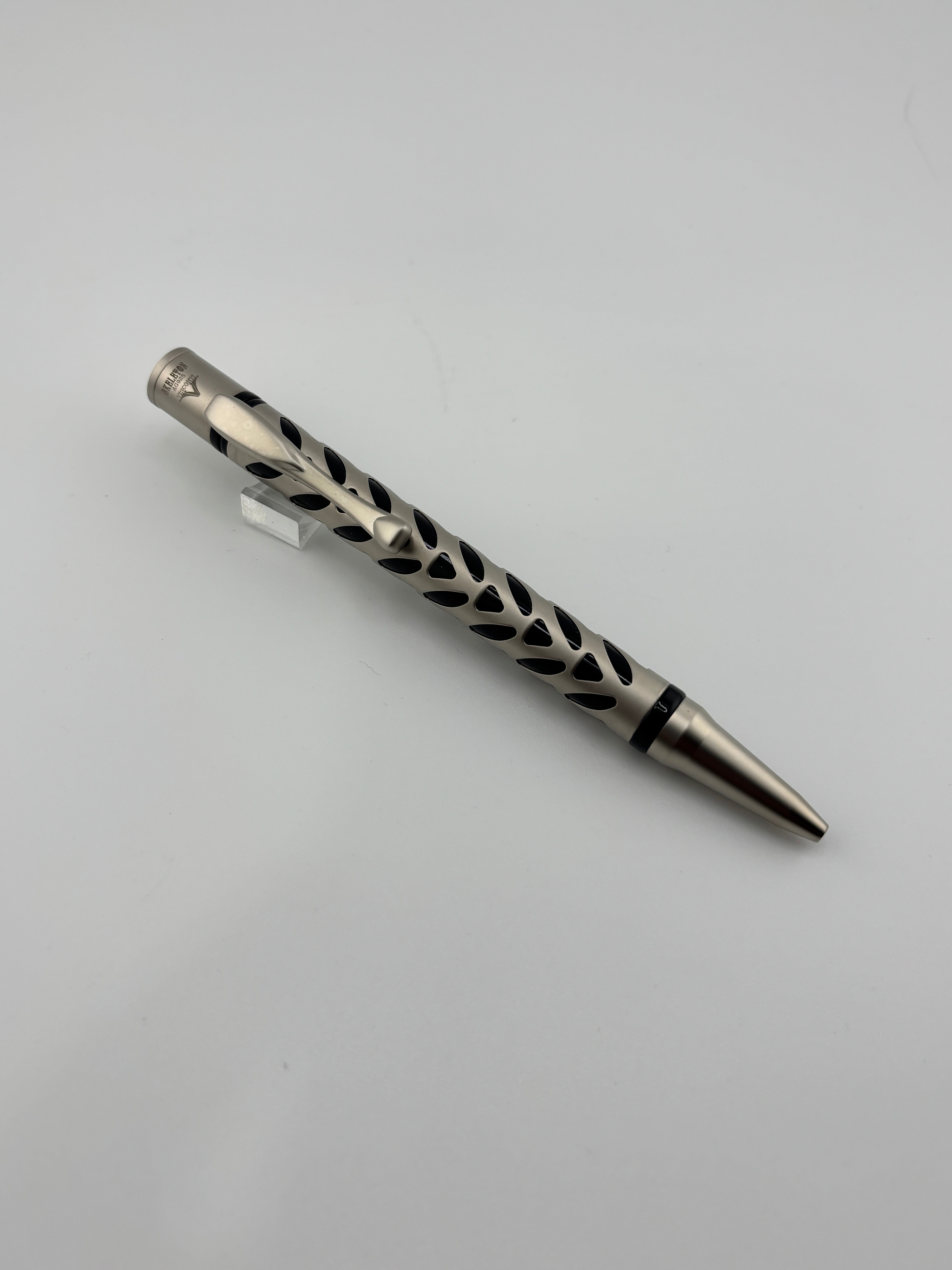 Visconti Skeleton Silver 925 titanium plated Ball Pen