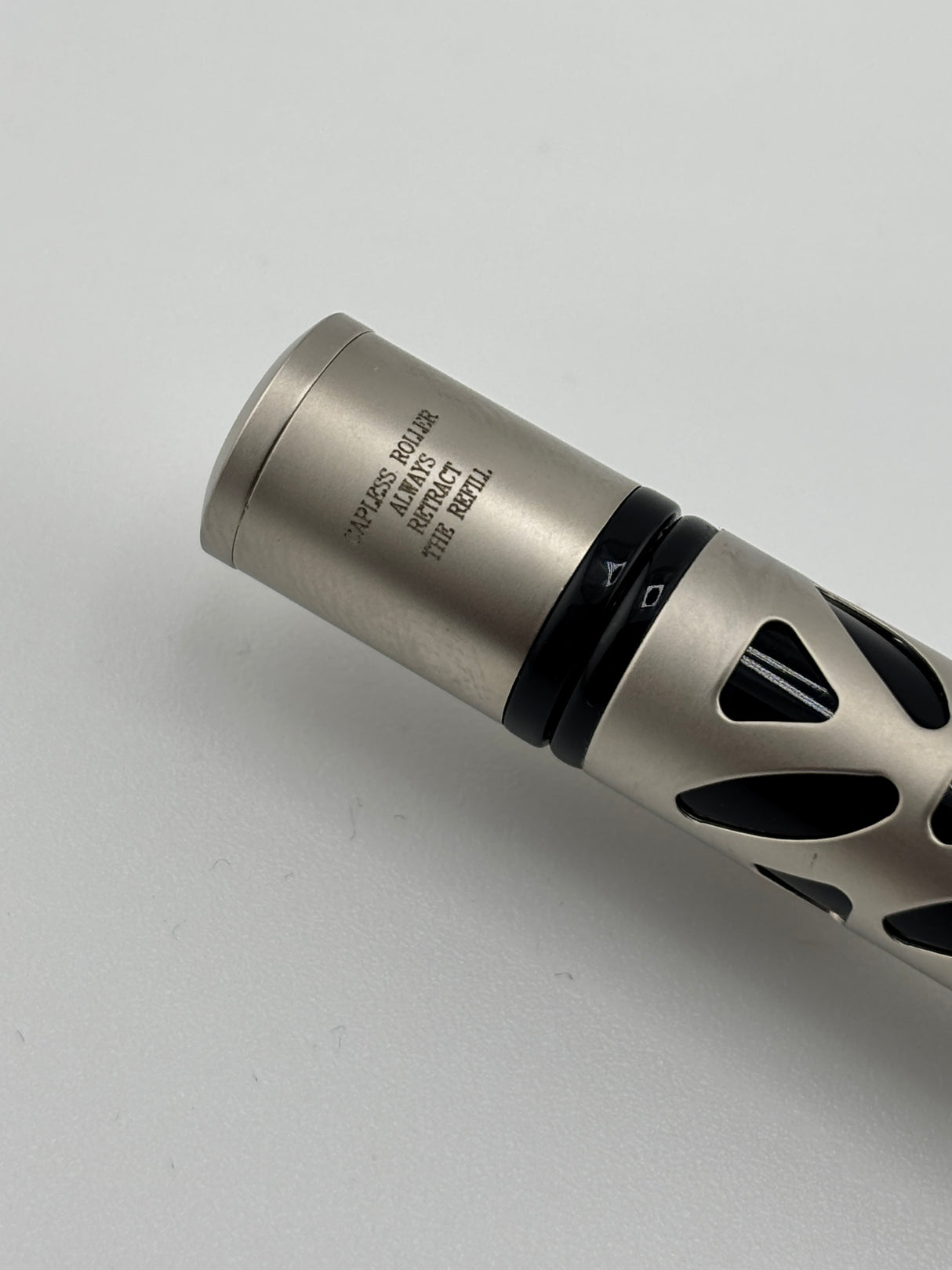 Visconti Skeleton Silver 925 titanium plated Ball Pen