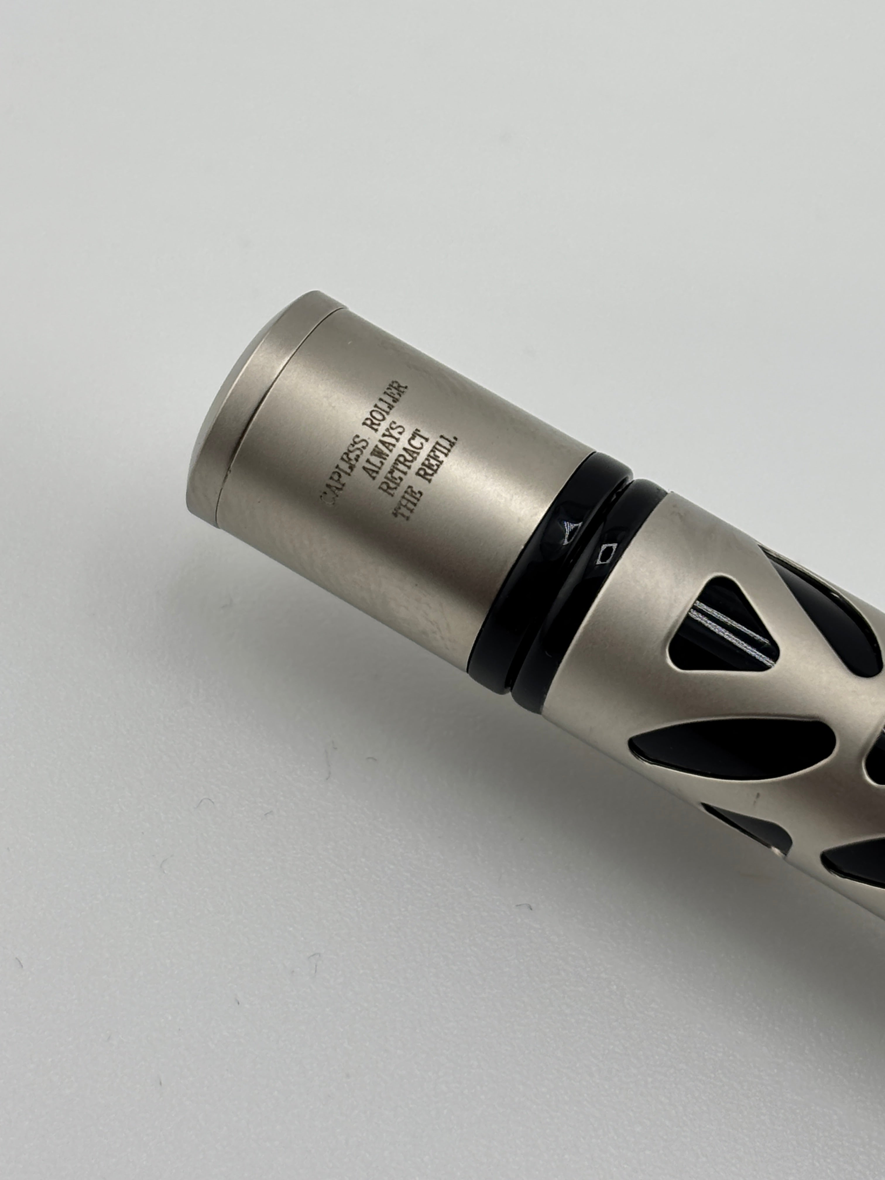 Visconti Skeleton Silver 925 titanium plated Ball Pen