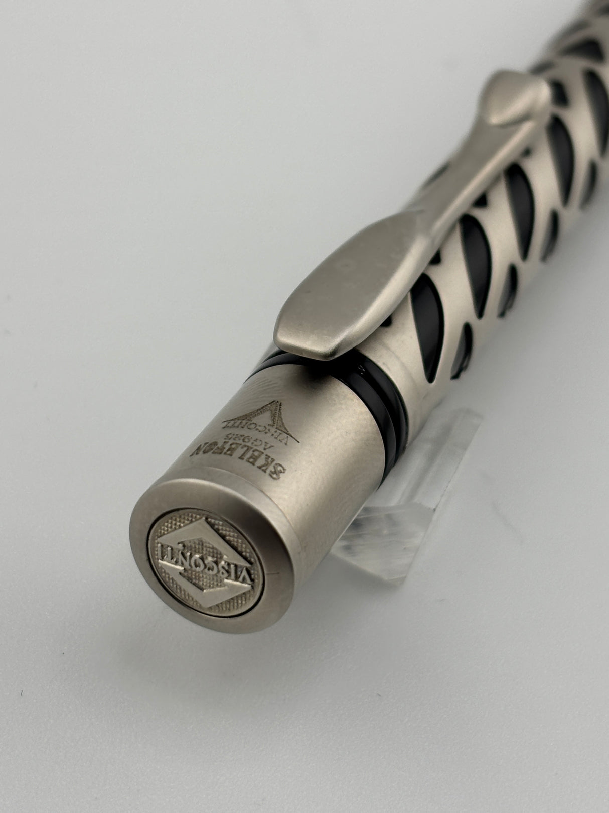 Visconti Skeleton Silver 925 titanium plated Ball Pen