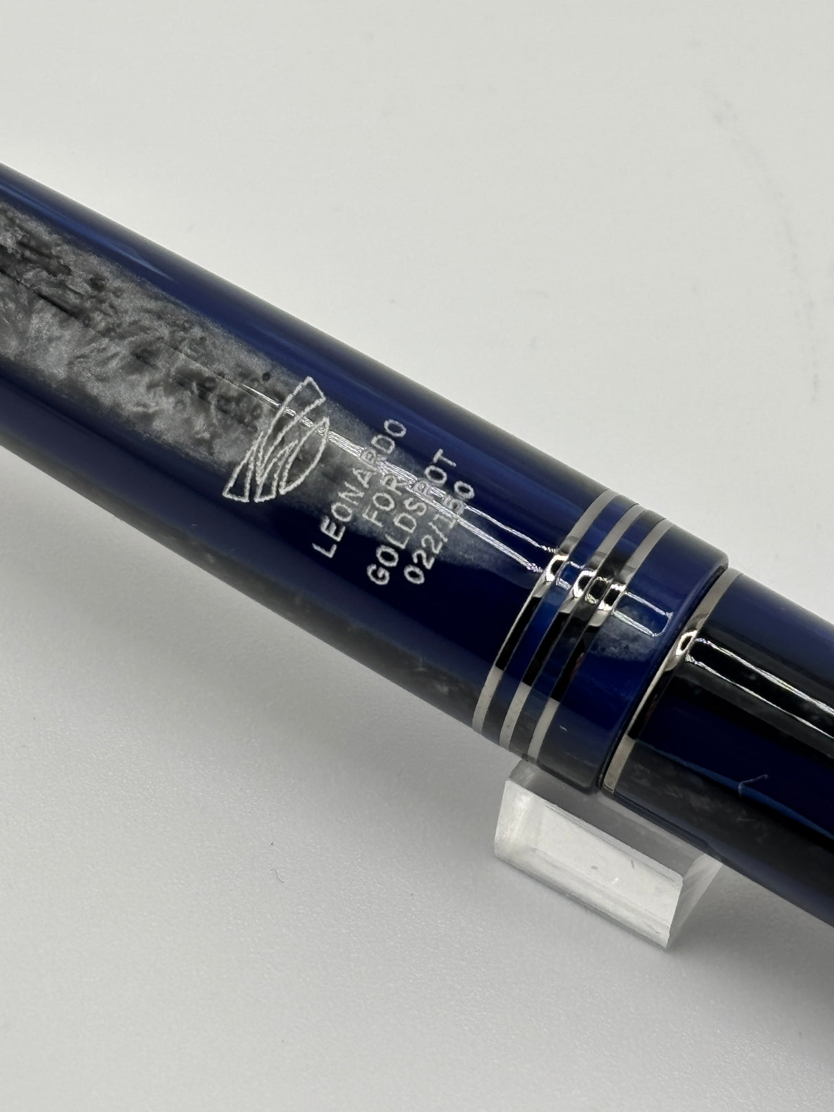 Leonardo Momento Zero Blue Exclusive Goldspot - Fountain Pen