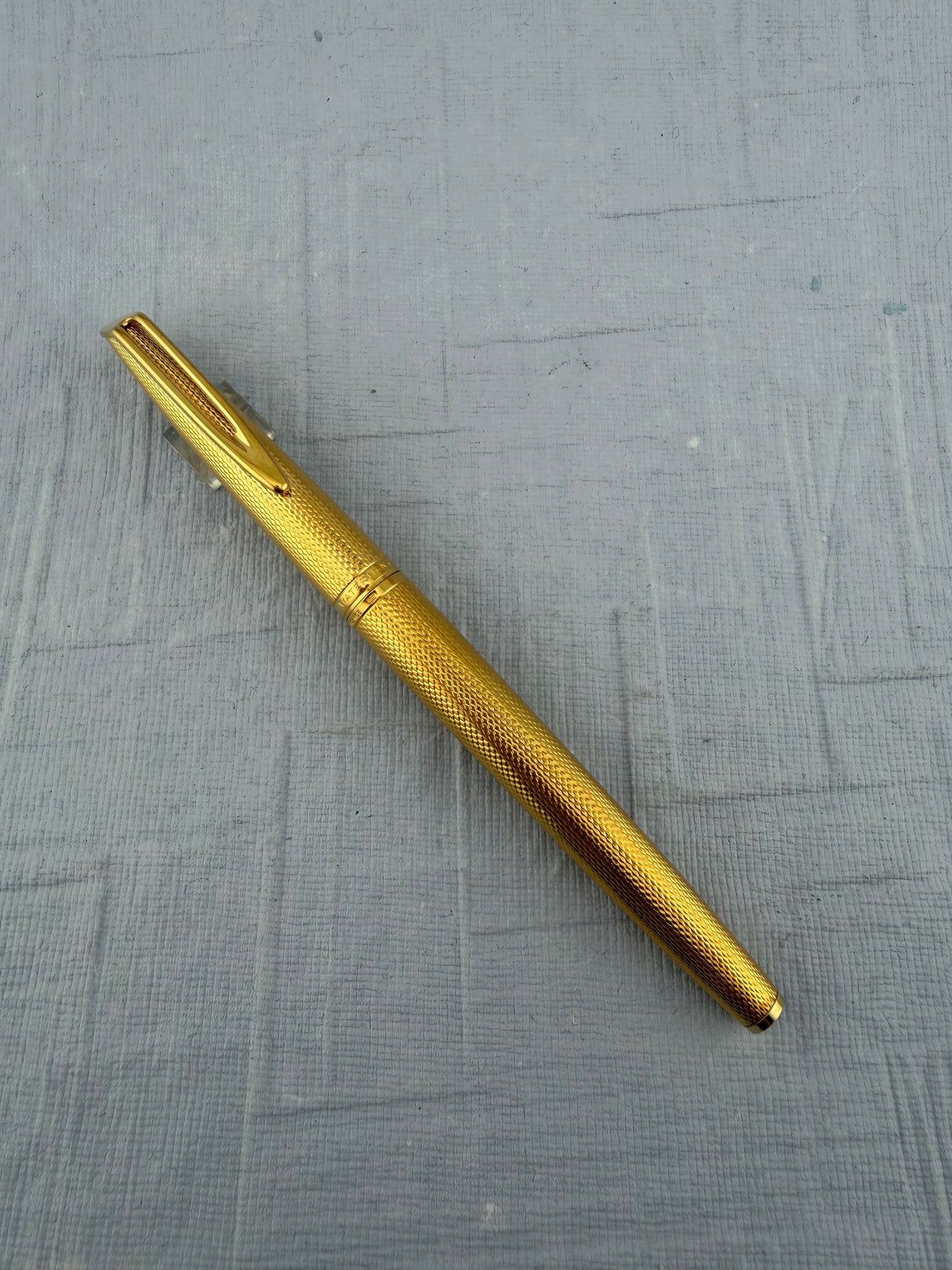 Waterman CF Gold Plated 18k Barleycorn Made in France 18k Gold Nib - Fountain Pen