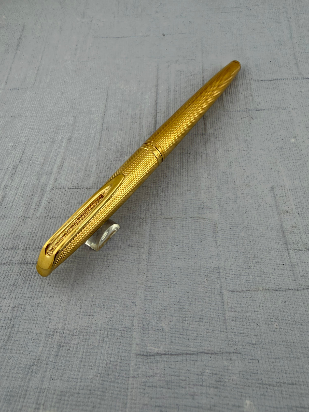 Waterman CF Gold Plated 18k Barleycorn Made in France 18k Gold Nib - Fountain Pen