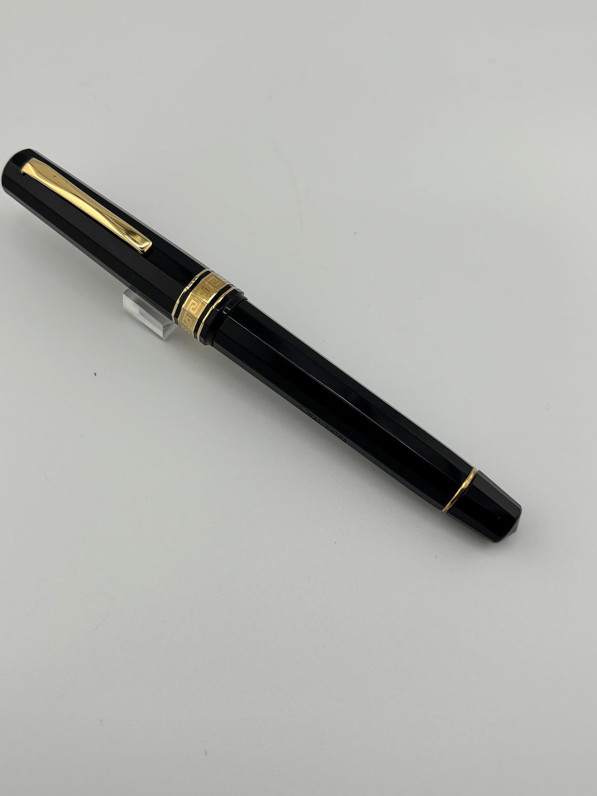 Omas Milord Black resin Roller Ball