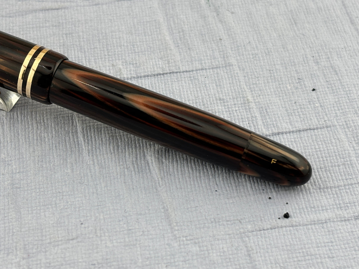 Montblanc 242 M brown Tiger Eye condition condition! - Fountain Pen