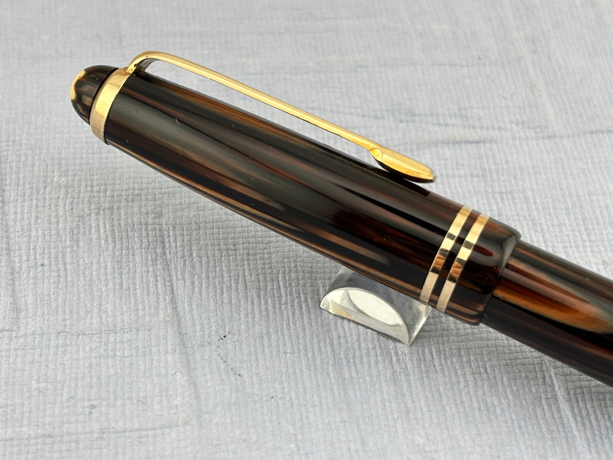 Montblanc 242 M brown Tiger Eye condition condition! - Fountain Pen